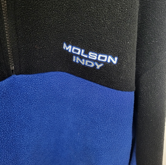 Y2k Vintage Molson Indy Racing Quarter Zip - Picture 2 of 4